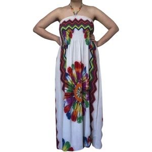 Just Love Maxi Beaded Halter Strap Stretchy Dress